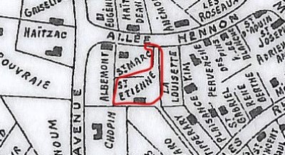 St �tienne plan-guide 1922