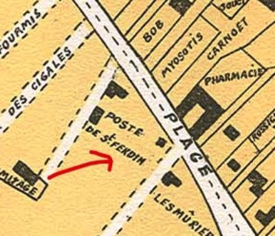 Poste St Ferdinand Ducos 1928