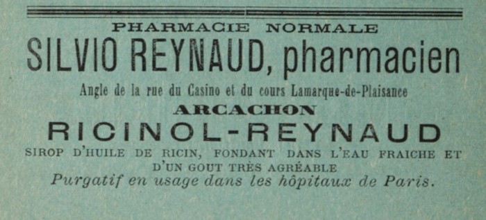 Publicité 1890 Reynaud