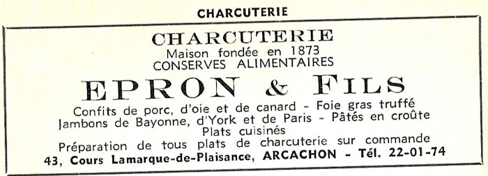 Epron Publicité 1963