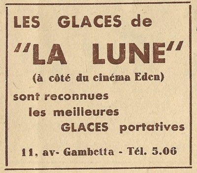 Glaces la Lune 1948