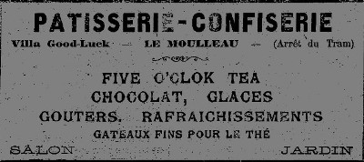 Good Luck Moulleau Pub 1925
