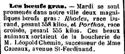 L'Avenir d'Arcachon du 9 2 1902