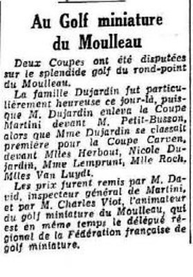 Golf Miniature 1956