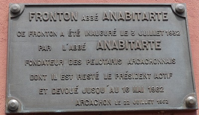 Plaque Anabitarte