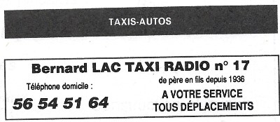 Taxi Moulleau 1990